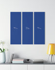 Dark Blue Jaguar Acrylic Prints (Triptych)™