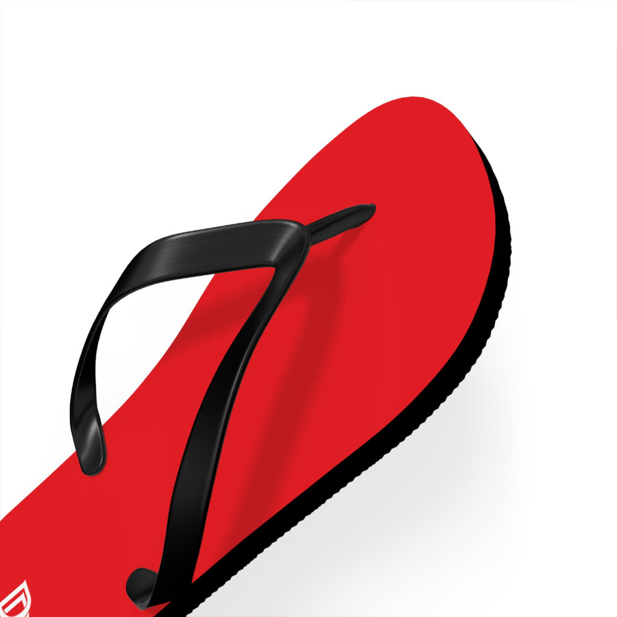 Unisex Red Rolls Royce Flip Flops™