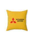 Yellow Mitsubishi Spun Polyester Square Pillow™