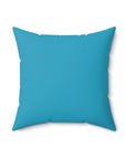 Turquoise Volkswagen Spun Polyester Square Pillow™