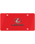 Red Lexus License Plate™