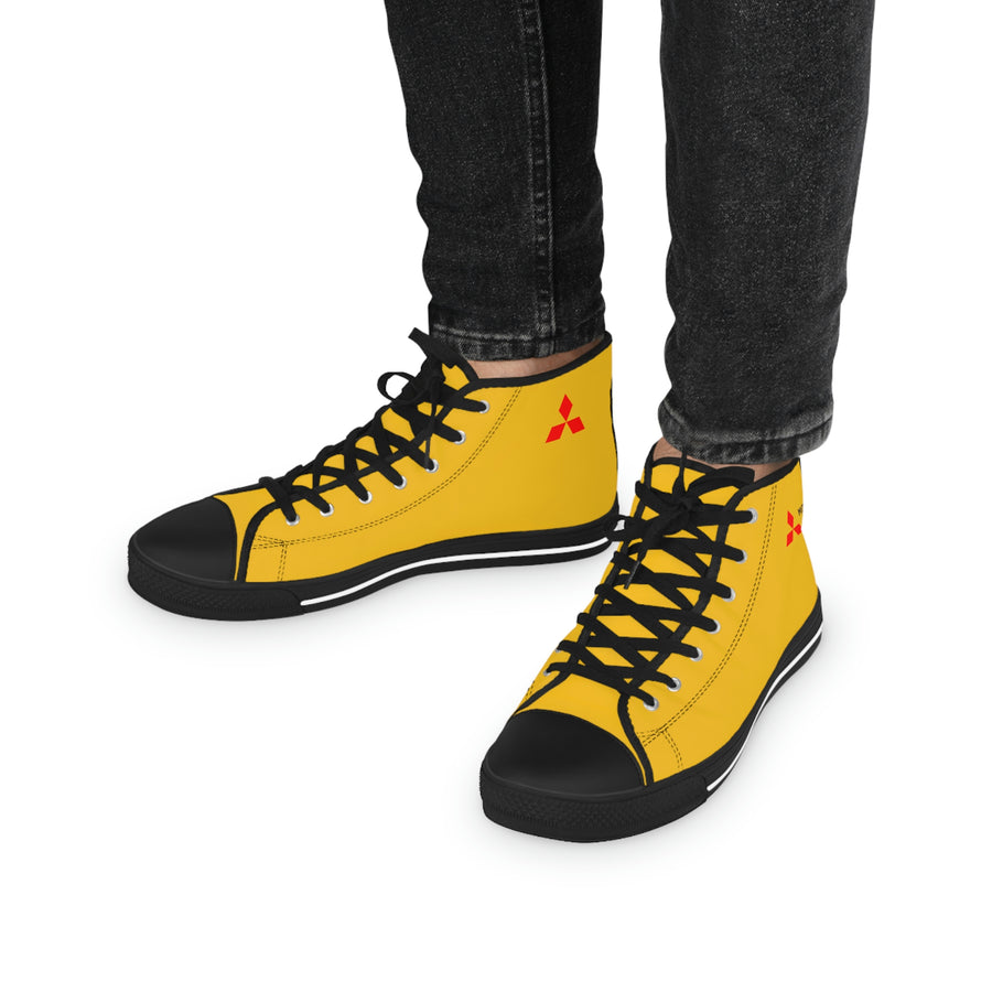 Men's Yellow Mitsubishi High Top Sneakers™