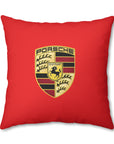 Red Porsche Spun Polyester Pillowcase™