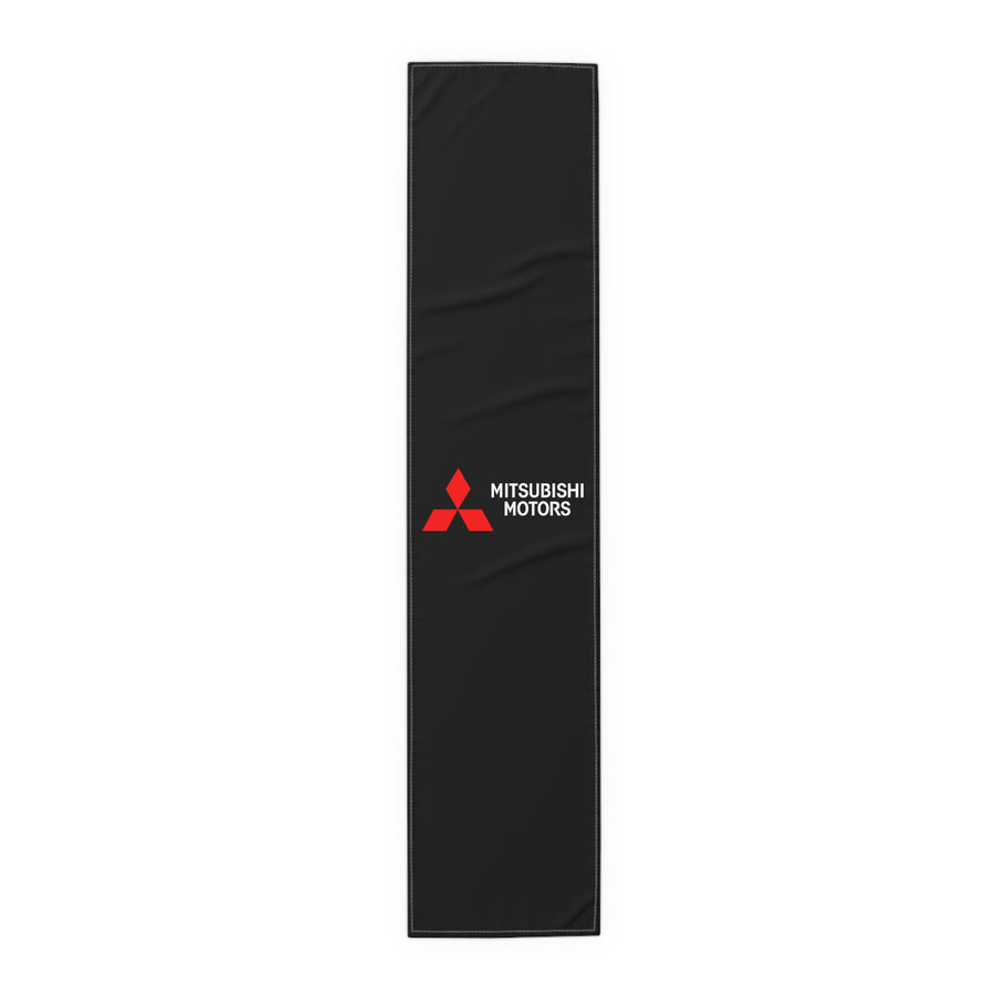 Black Mitsubishi Table Runner (Cotton, Poly)™