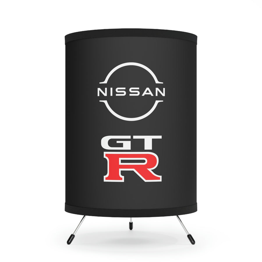Black Nissan GTR Tripod Lamp with High-Res Printed™ Shade, US\CA plug