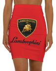 Women's Red Lamborghini Mini Skirt™