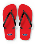 Unisex Red Ford Flip Flops™