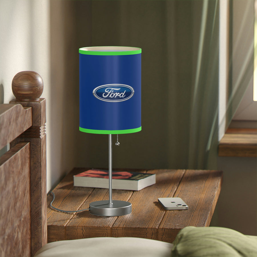 Dark Blue Ford Lamp on a Stand, US|CA plug™