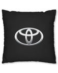 Black Toyota Spun Polyester pillowcase™