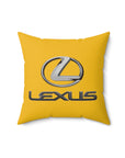 Yellow Lexus Spun Polyester Square Pillow™