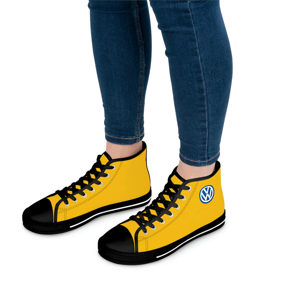 Women's Yellow Volkswagen High Top Sneakers™