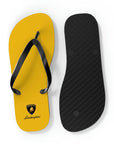 Unisex Yellow Lamborghini Flip Flops™