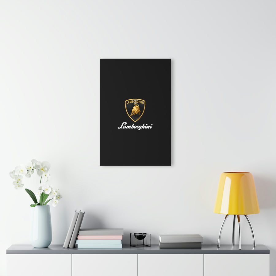 Black Lamborghini Acrylic Prints (French Cleat Hanging)™