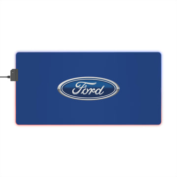 Dark Blue Ford LED Gaming Mouse Pad™