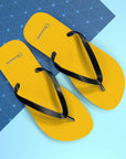 Unisex Yellow Mazda Flip Flops™