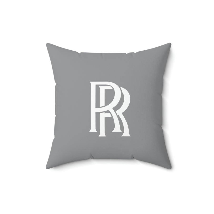 Grey Rolls Royce Spun Polyester Square Pillow™