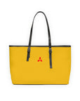 Yellow Mitsubishi Leather Shoulder Bag™