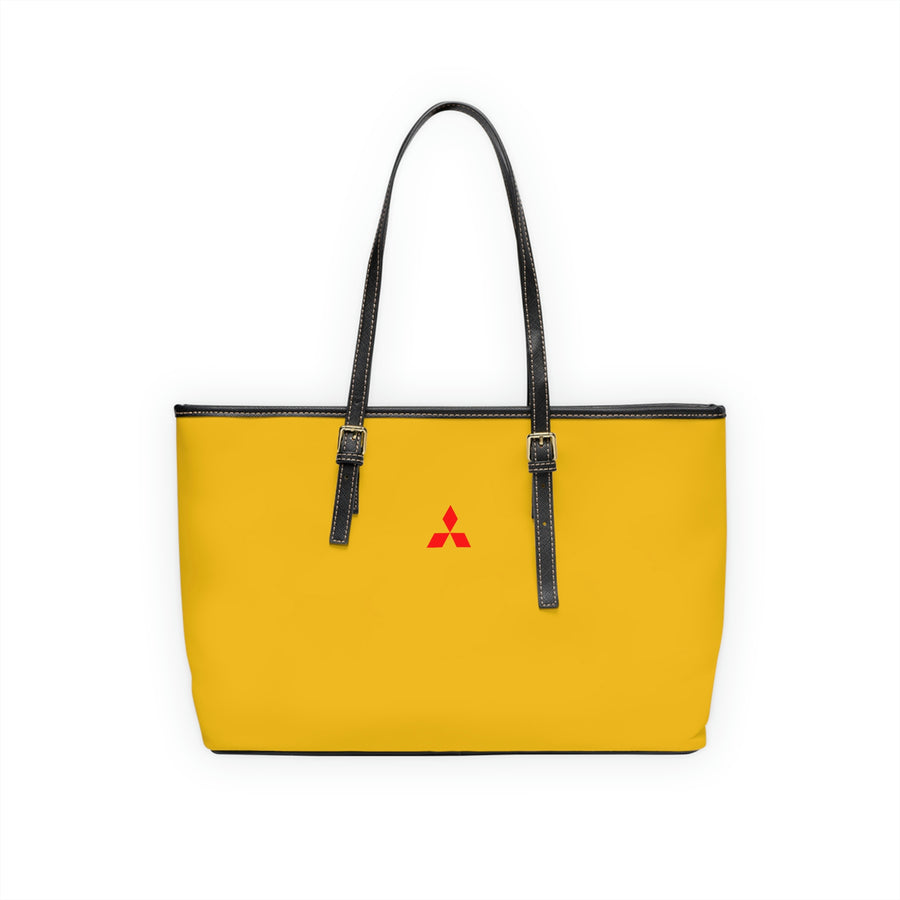 Yellow Mitsubishi Leather Shoulder Bag™