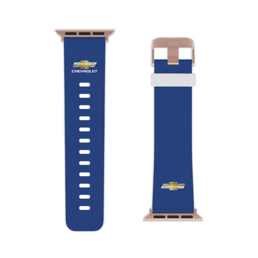 Dark Blue Chevrolet Watch Band for Apple Watch™