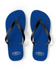 Unisex Dark Blue Ford Flip Flops™