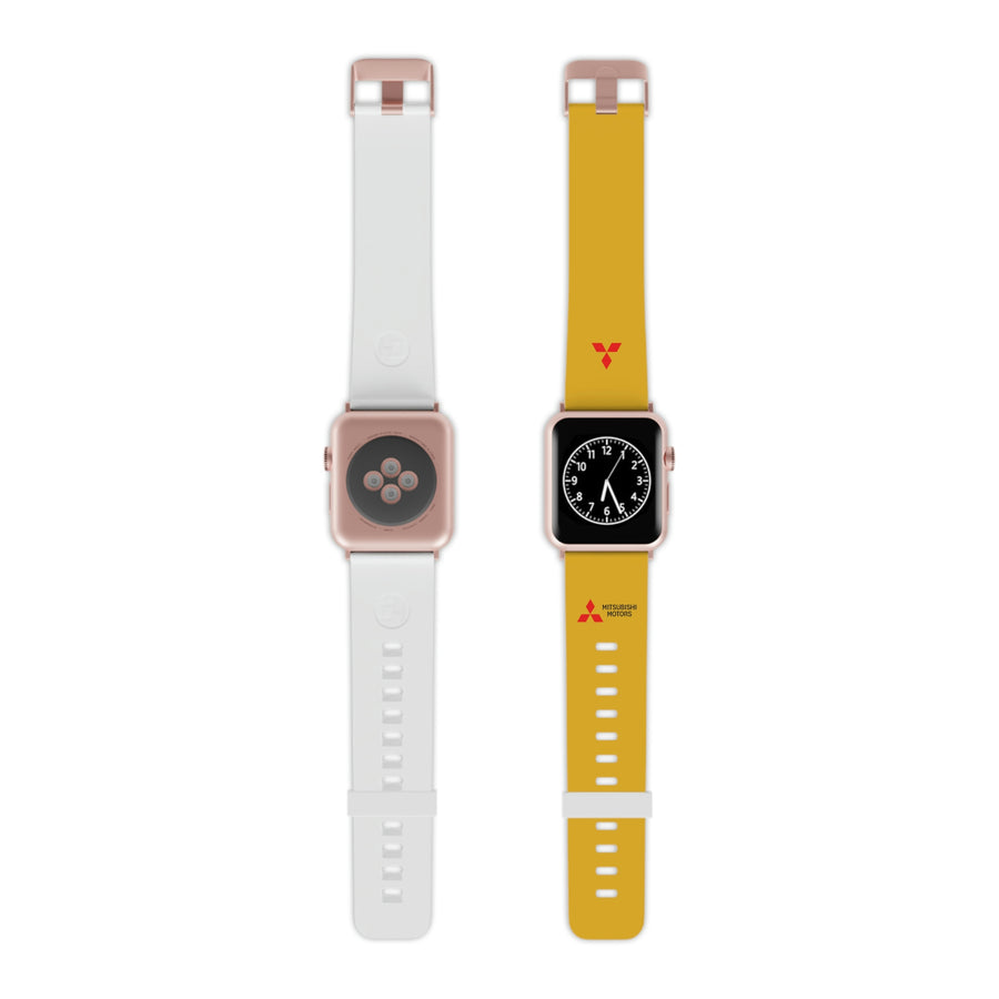 Yellow Mitsubishi Watch Band for Apple Watch™