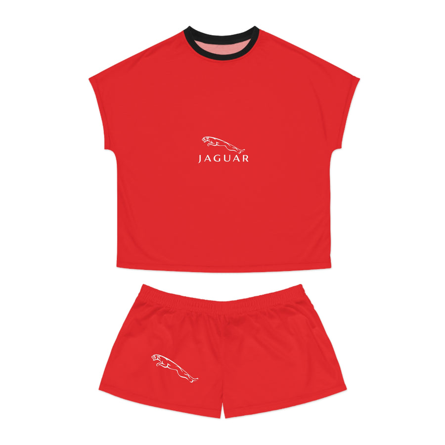 Women's Red Jaguar Short Pajama Set™