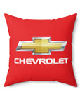 Red Chevrolet Spun Polyester Square Pillow™