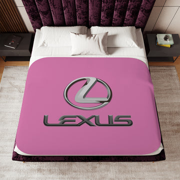 Light Pink Lexus Sherpa Blanket™