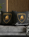 Black Lamborghini Spun Polyester pillowcase™