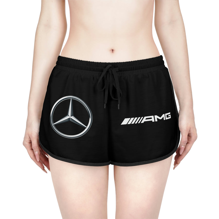 Women's Black Mercedes Relaxed Shorts™