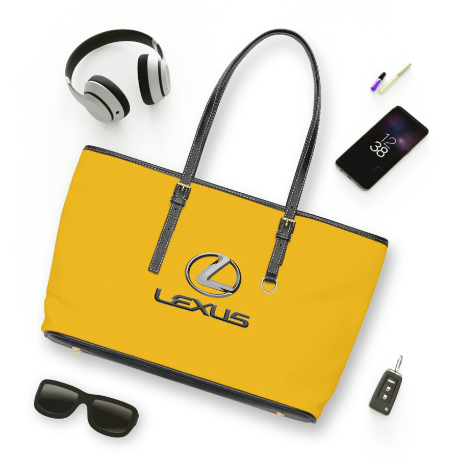 Yellow Lexus Leather Shoulder Bag™