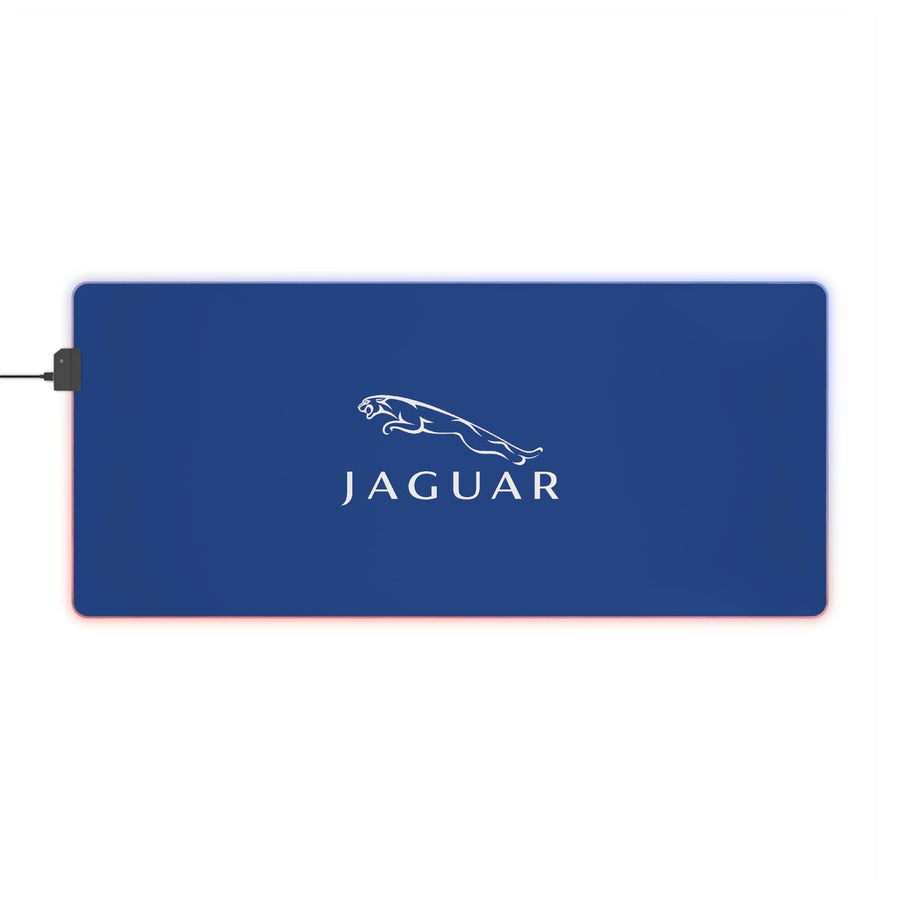 Dark Blue Jaguar LED Gaming Mouse Pad™