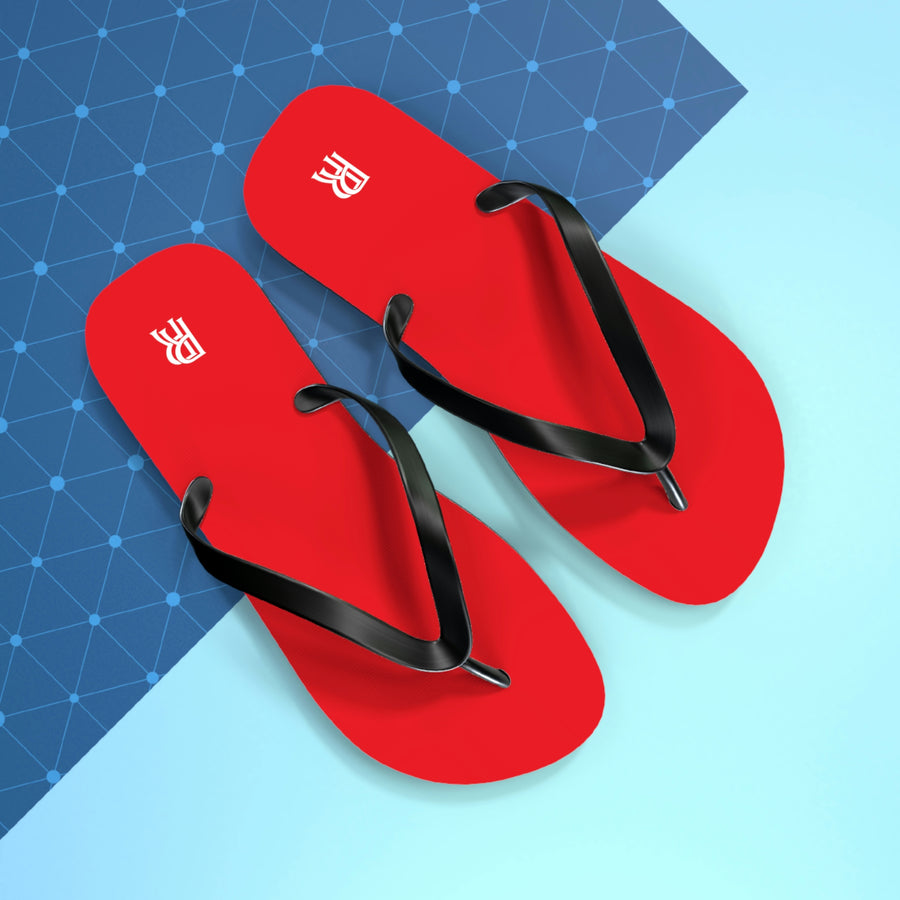 Unisex Red Rolls Royce Flip Flops™