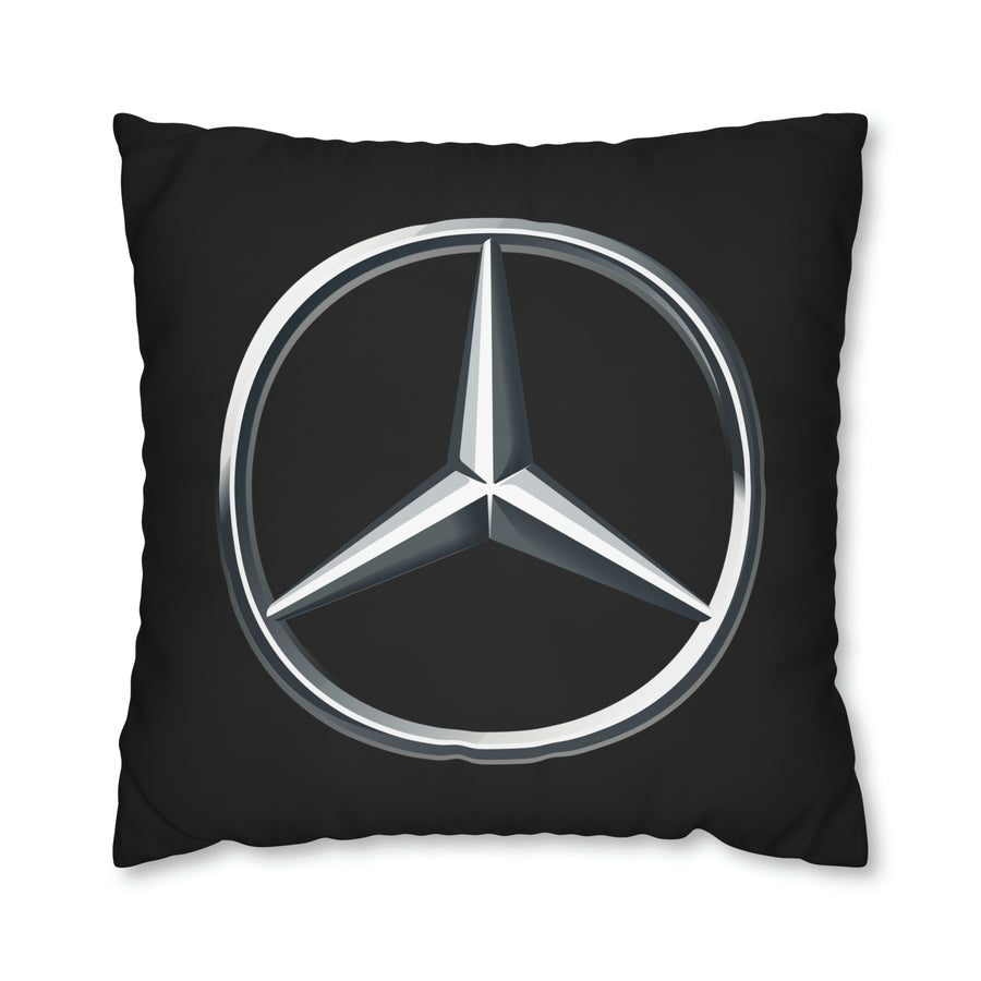 Black Mercedes Spun Polyester Pillowcase™