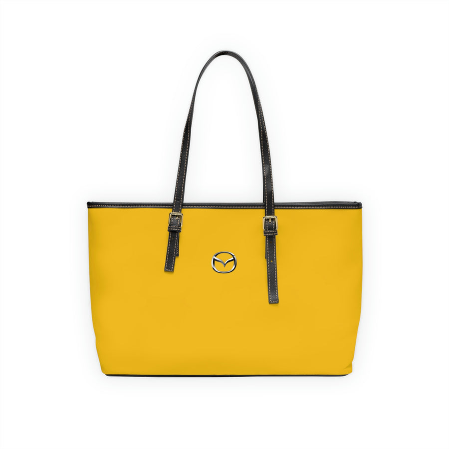 Yellow Mazda Leather Shoulder Bag™