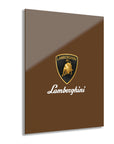 Brown Lamborghini Acrylic Prints (French Cleat Hanging)™