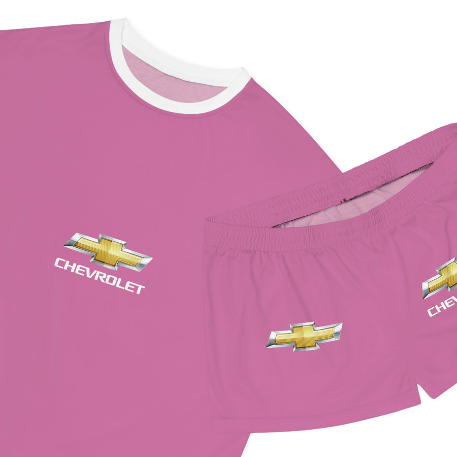 Women's Light Pink Chevrolet Short Pajama Set™