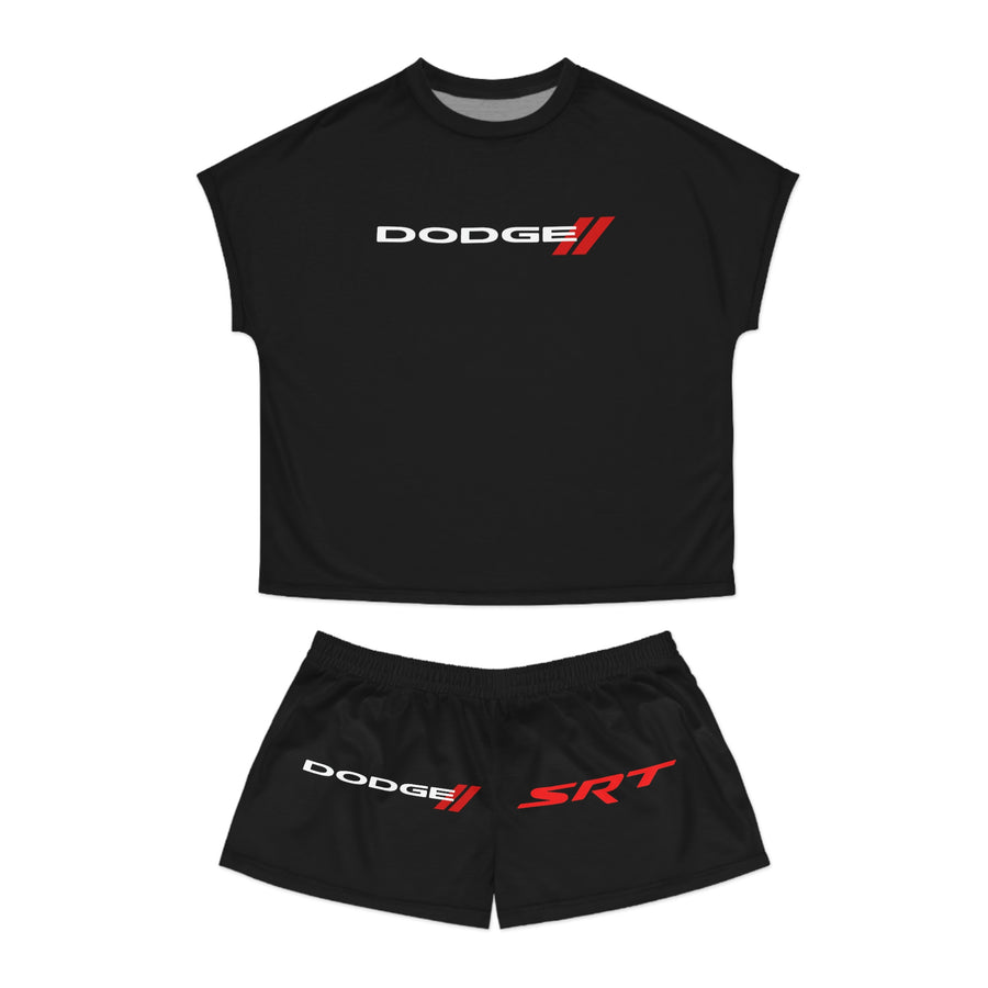 Women's Short Black Dodge Pajama Set™