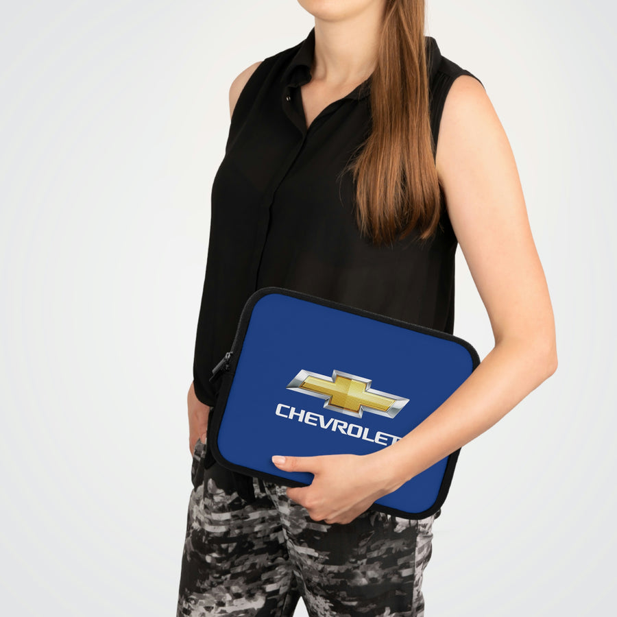 Dark Blue Chevrolet Laptop Sleeve™