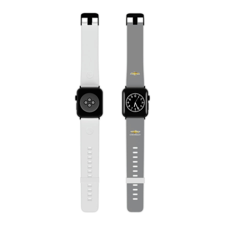 Grey Chevrolet Watch Band for Apple Watch™