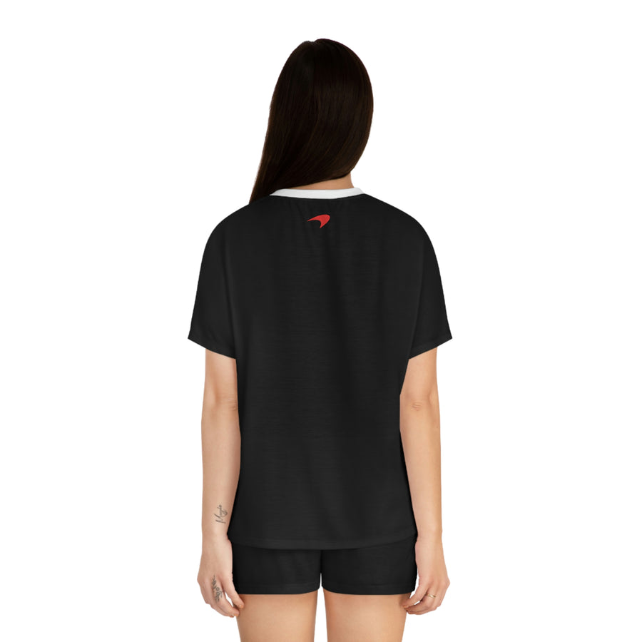 Women's Black McLaren Short Pajama Set™