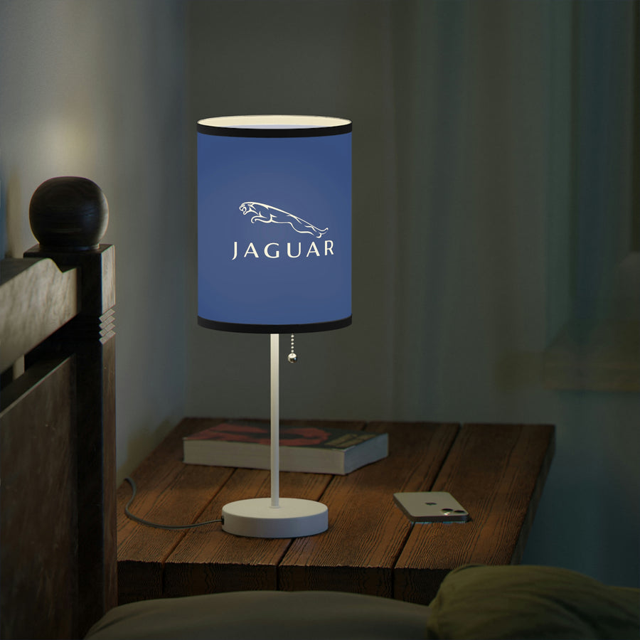 Dark Blue Jaguar Lamp on a Stand, US|CA plug™