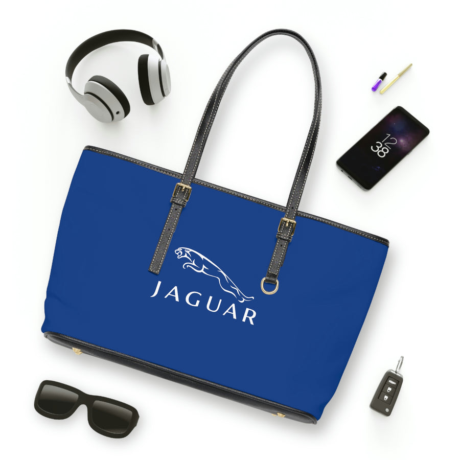 Dark Blue Jaguar Leather Shoulder Bag™