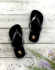 Unisex Black Porsche Flip Flops™