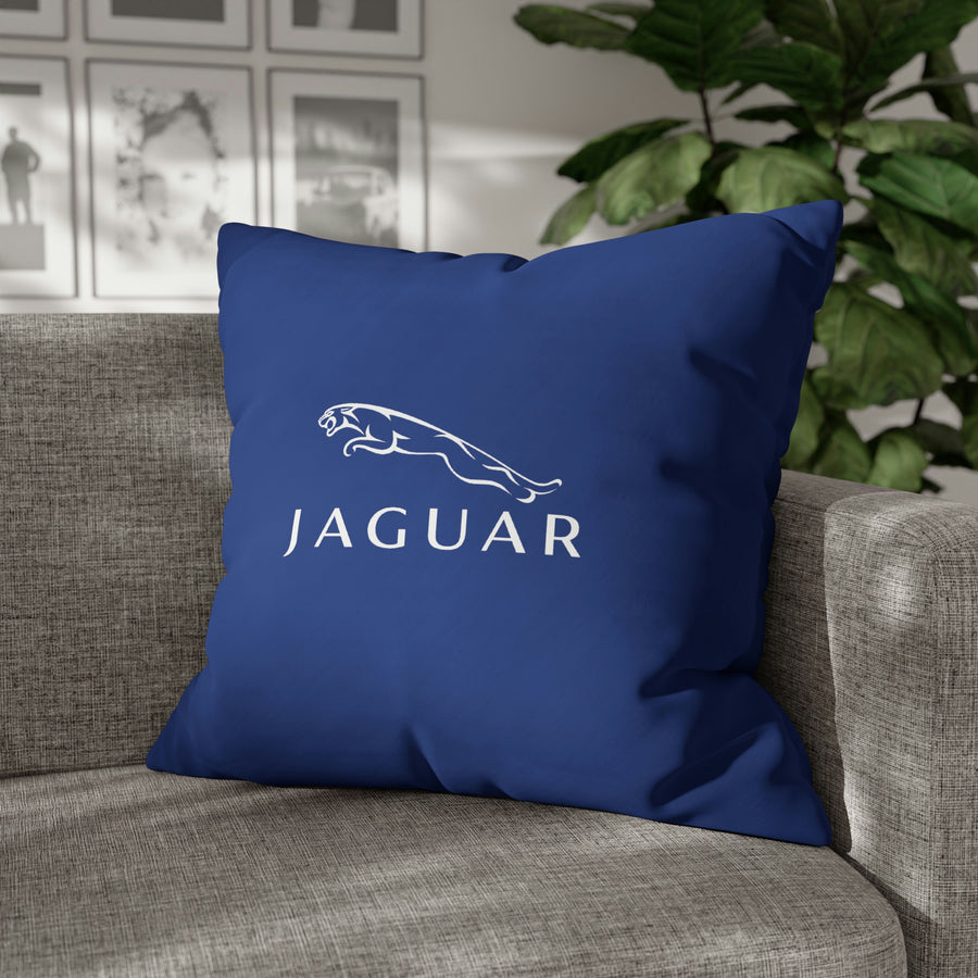 Dark Blue Jaguar Spun Polyester pillowcase™