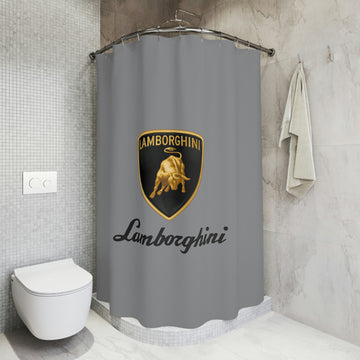 Grey Lamborghini Shower Curtain™