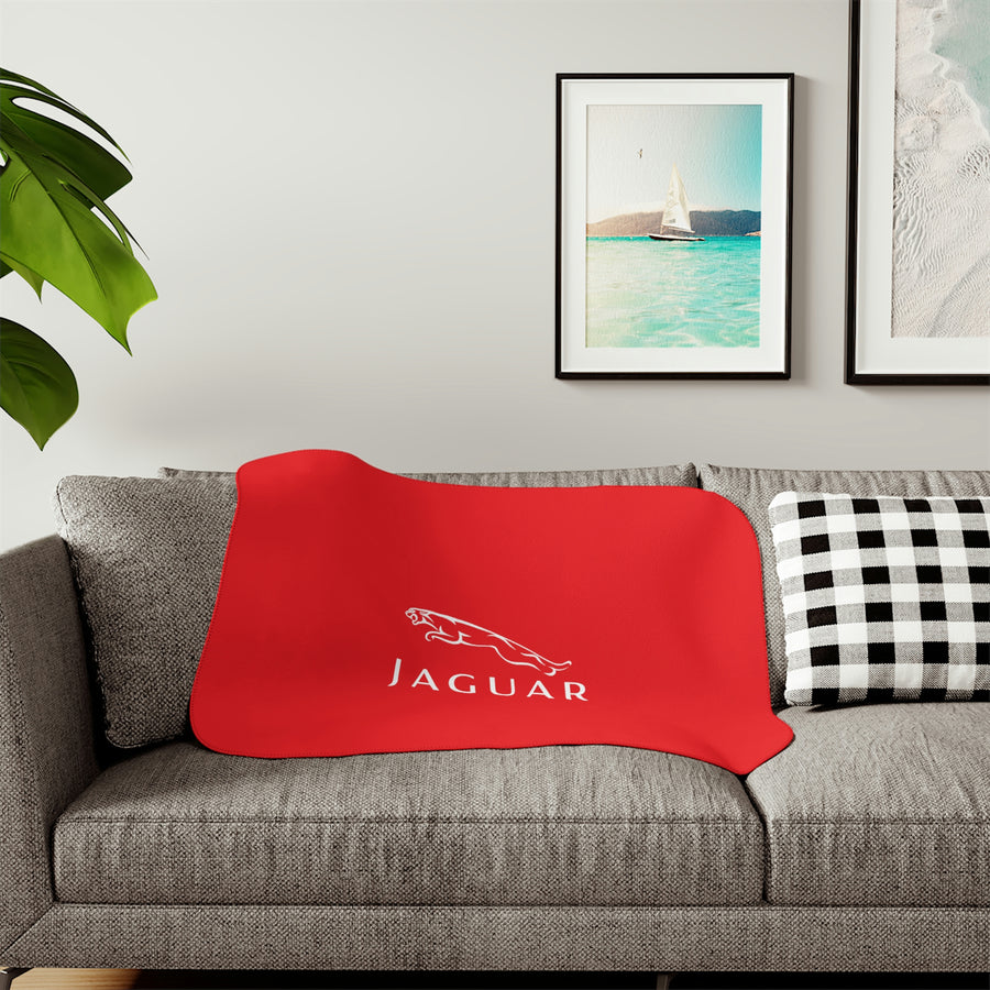 Red Jaguar Sherpa Blanket™