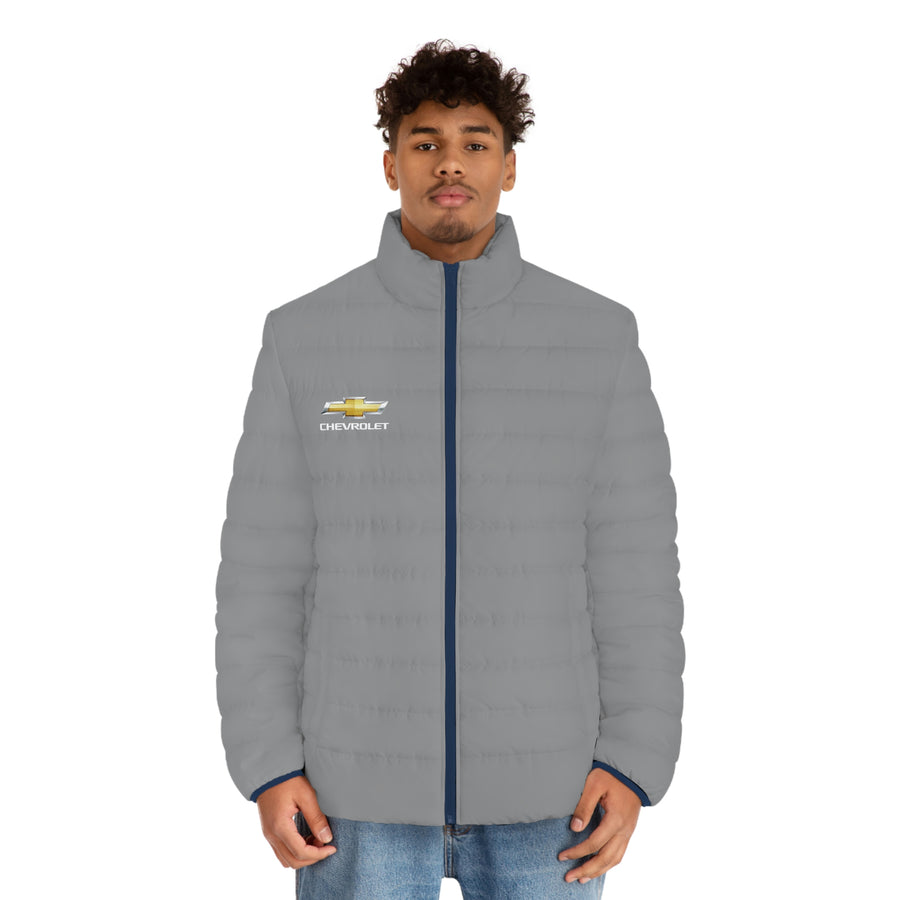 Men's Grey Chevrolet Puffer Jacket™