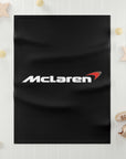 Black McLaren Soft Fleece Baby Blanket™