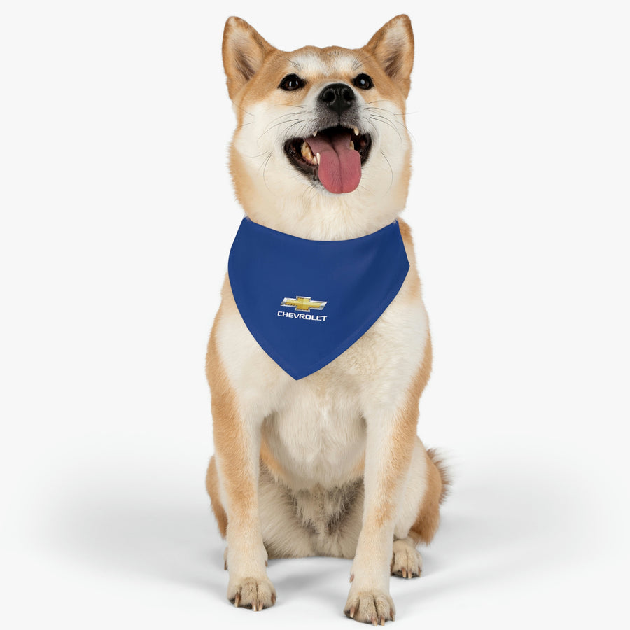 Dark Blue Chevrolet Pet Bandana Collar™